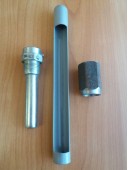 Оправа защитная для термометра стеклянного прямая ОТП и угловая ОТУ (для термометра ТТЖ-М, ТТП, ТТУ)