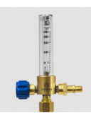 Ротаметр для кислорода (кислородный) 25л/мин (флоутер)+редуктор кислородный БКО-50-4-2М ДМ с ротаметром
