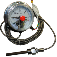 Термометр манометрический  сигнализирующий ТМП-100С (ТМП100-С, ТМП 100С, ТМП100С, ТМП)