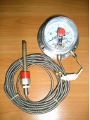 Термометр манометрический  сигнализирующий ТМП-100С (ТМП100-С, ТМП 100С, ТМП100С)