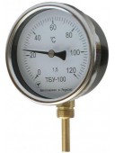 Термометр биметаллический радиальный ТБУ-100 (ТБУ 100, ТБУ100, ТБ-100, ТБ 100, ТБ100, ТБП)