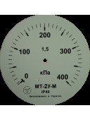 Манометр показывающий МТ-2У-М (МТ-2У, МТ 2У, МТ2У, МТ2-У) - осевой штуцер (ОШ)